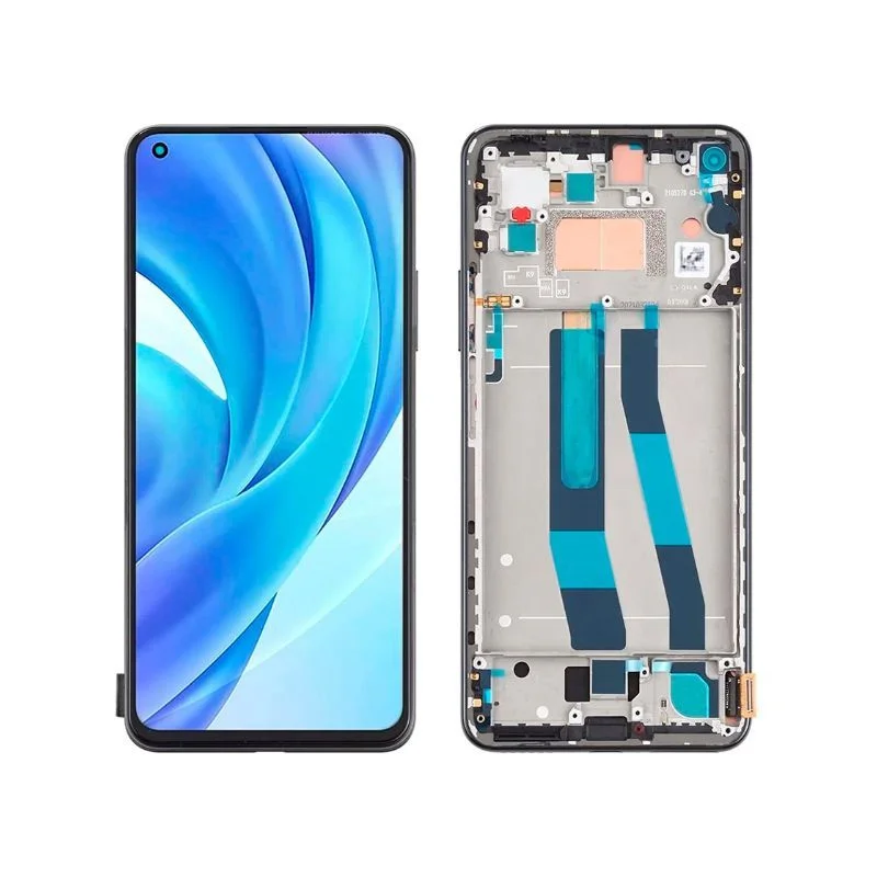 Tela  Xiaomi Mi 11 Lite Oled Primeon Gold com aro